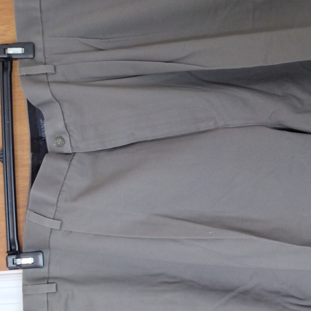 Big & Tall, Savane,men's slacks, 54W32L, pleated front. Color shale